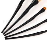 5pcs Boneybeauty Plastic Handle Face Makeup Brush Set Anti Bac Long Lasting