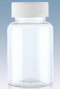 Quality Medical Grade Plastic Screw Top Bottles , 80ml Tablet Clear Plastic Bottles wholesale