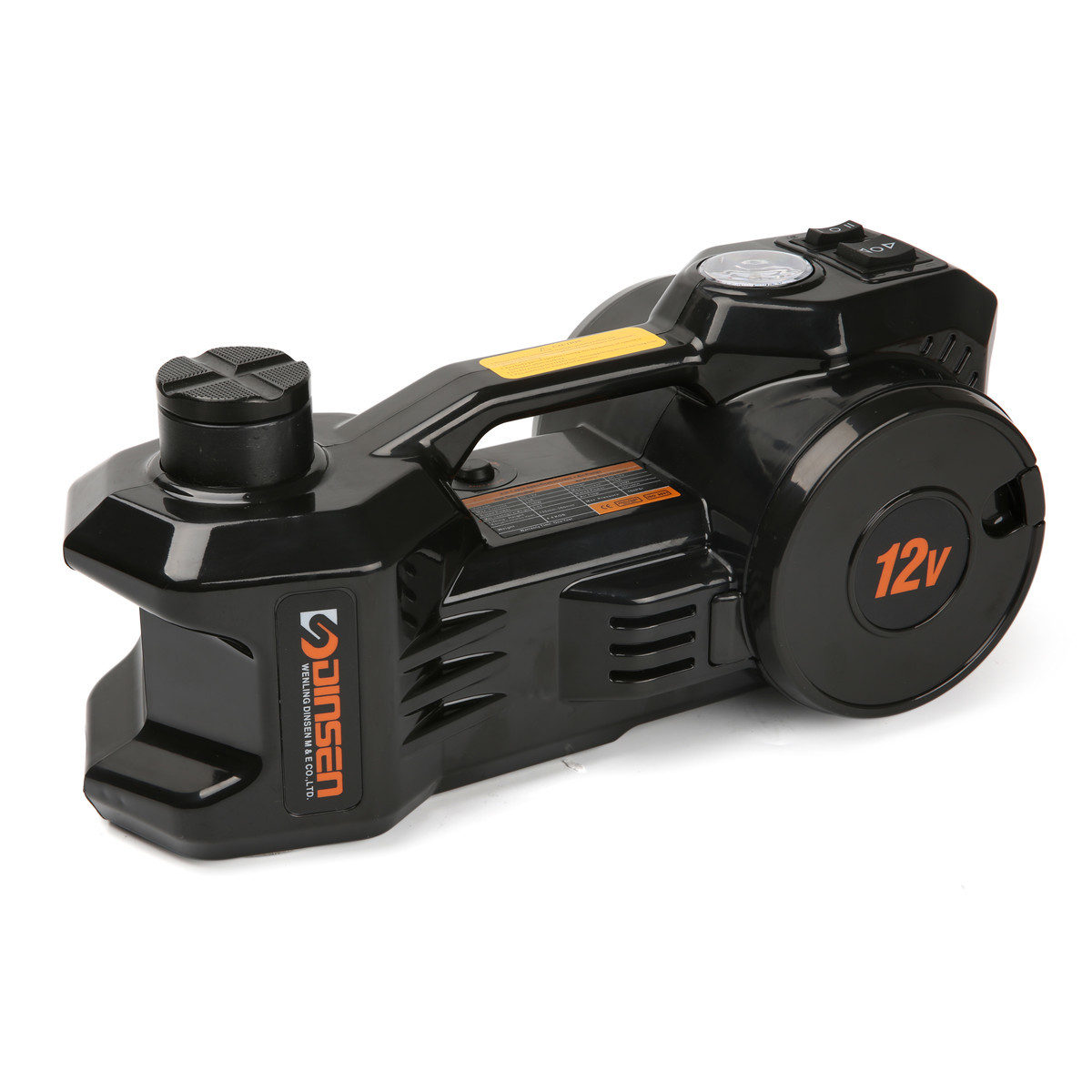 DINSEN Multifunctional Power Tools Set For Car With 12V Electric Hydraulic Jack And Electric Impact Wrench