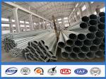 Octagonal Hot Dip Galvanized Lap Joint Type Power Steel Poles