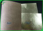 Natural Fiber Pulp Brown Kraft Paper Roll , Waterproof Grey Kraft Paper 0.3mm 0