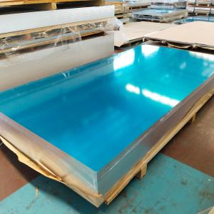 Quality 3mm 5mm Plate Aluminium Sheet 1050 H14 Pure 1500mm Width With PVC Film Coated wholesale