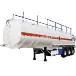 Max Payload 80000kgs 3 Axle 40cbm Aluminum Fuel Tanker Trailer for Diesel