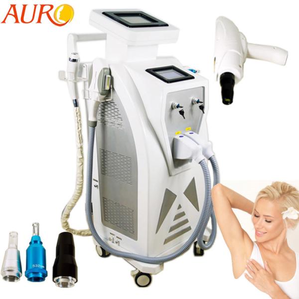 480nm Ipl Laser Hair Removal Machine 3 In 1 RF OPT ND YAG Laser Tatoo Removal