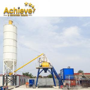 Quality HZS25 Stationary Concrete Batching Plant Ready Mixed 1.2m JS500 wholesale