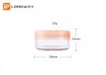 Plastic PS Cosmetic Cream Jar 10g with PP Cap for cosmetic container