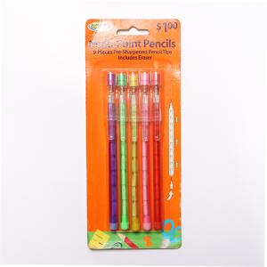 Quality hot selling Standard Non-Sharpening Pencil 9 leads for kids with loose packing wholesale