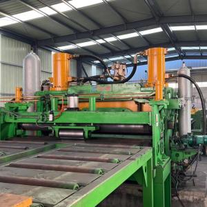 Quality 380V Sheet Metal Uncoiling and Leveling Shearing Production Line for 35T Coil Weight wholesale