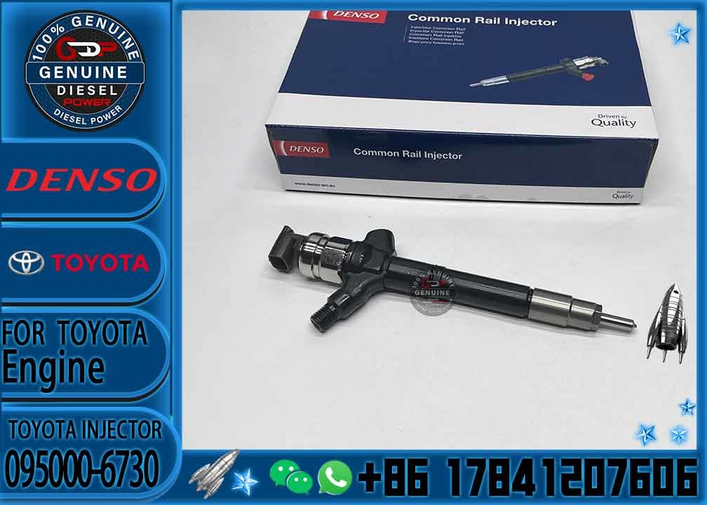 Common rail injector 095000-6730 23670-51020 diesel fuel injector for Toyota Land Cruiser 200 4.5 d V8