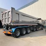 9t Grade Axle Fuwa / BPW Rear End Tipper Dumper Semi Trailer