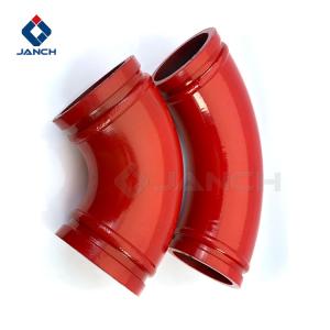 Quality Twin Wall Lengthened Concrete Pipe Elbow Concrete Pump Double Elbow Pipe 90 Degree wholesale