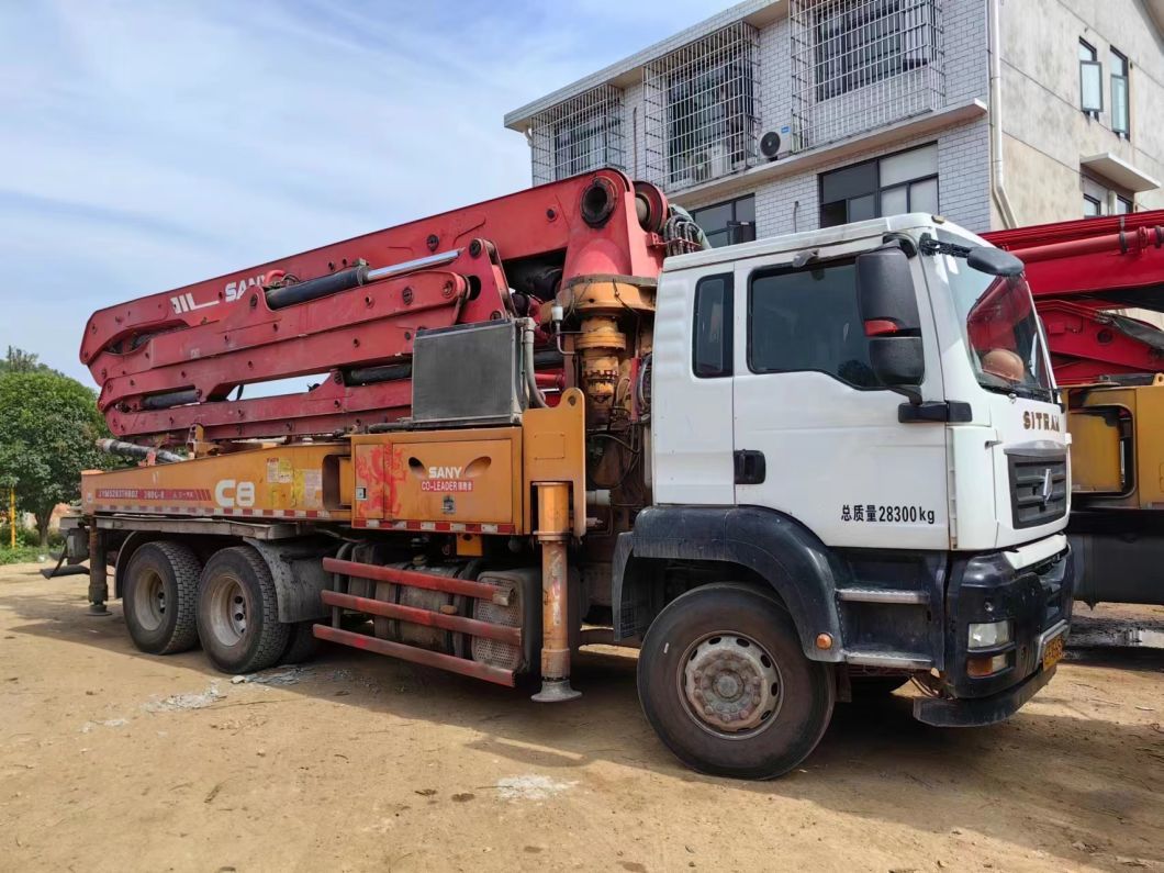2014 Sy 38m Concrete Boom Pump Machine Equipment Used Concrete Pump Truck