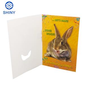 Quality Christmas Music Greeting Card Voice Recordable Custom Color wholesale