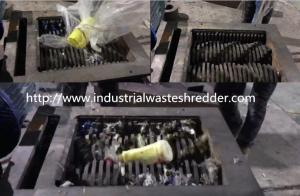 Quality Small Plastic Bottle Shredder Low Noise , 300kg / Hr Water Bottle Shredder wholesale