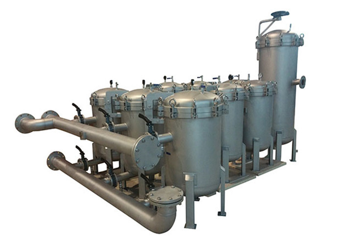 SFFILTECH Stainless Steel Bag Filter Housing , BM Multi Bag Filter Housing