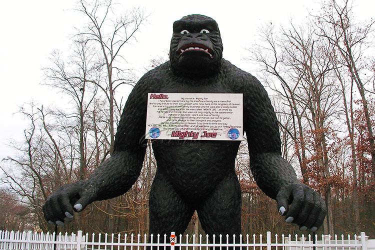 Emulational Animatronic King Kong Gorilla For Amusement Theme Park