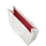 Luxury Printed Ribbon Handle Bags Textured Recyled Gift Bags Gold LOGO