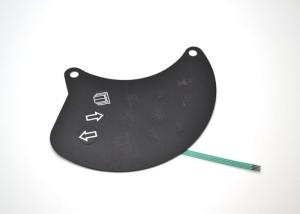 Quality PC / PET Overlay Metal Dome Membrane Switch Keyboard With Female Connector Cable Tail wholesale