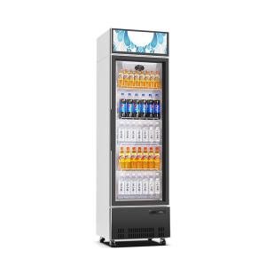 Quality One Plug In Glass Door Upright Display Chiller Commercial Fridge wholesale