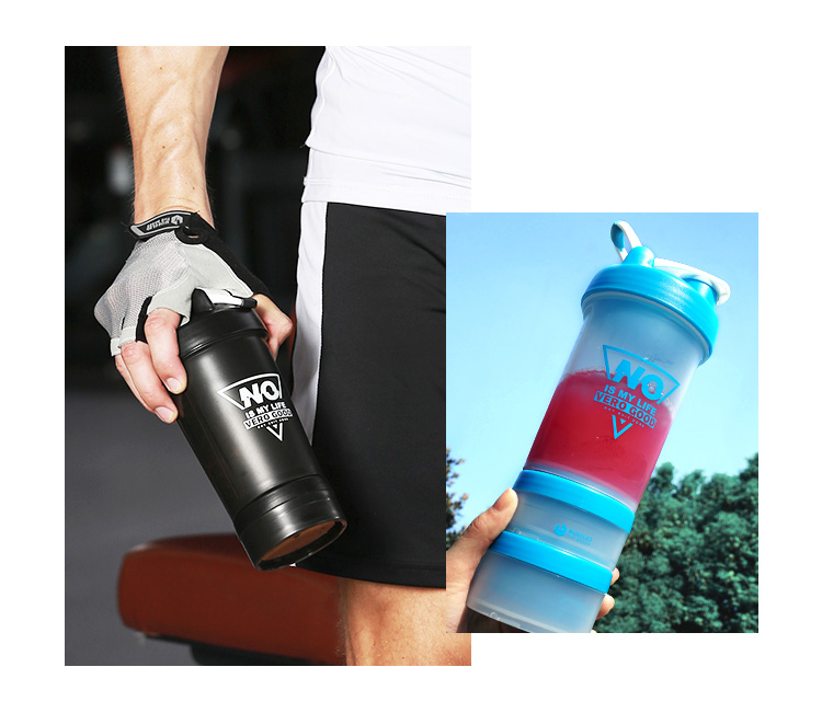 High Quality Bpa Free Plastic Shaker Water Bottle Tritan Fitness Gym Drinking Bottle