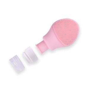 Quality Pink Facial Cleansing Brush Silicone Electric Facial Cleanser wholesale