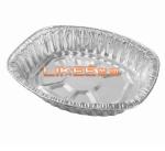 Smooth Wall 0.25mm Aluminum Foil Disposable Food Containers Airline Catering