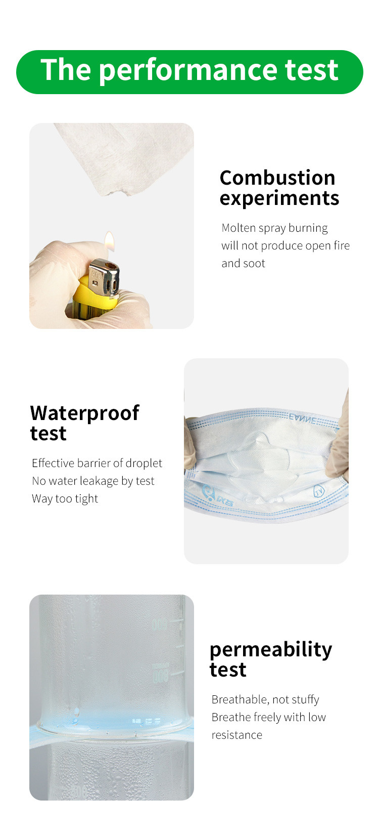 Individually Packaged Disposable Anti Dust Masks For Adults