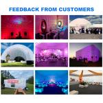 PVC Tarpaulin 12m 40ft Giant Inflatable Igloo Tent Dome For Outdoor Party Event