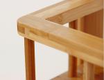 4 tier bamboo fridge storage rack