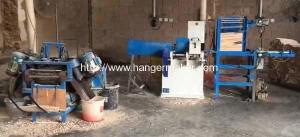 Quality Full Automatic Wooden Hanger Round Bar Sanding and Angle Cutting Line wholesale