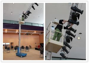 Quality Single Person Man Lift For Supermarket , GTWZ3-1003 Self Propelled Manlift wholesale