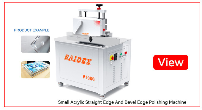 2.5kw 10A Electric Acrylic Trimming Machine Length 1000mm 250kg Small 45 Degree Beveling Rounded Edge Polishing Machine