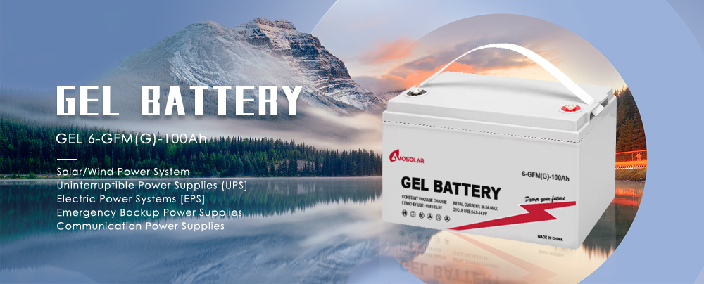 Amosolar Gel Solar Storage Battery 12V 150Ah 200Ah for House Room Temperature Storage