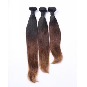 Quality Factory supply Ombre 3 Color Silky Straight 100G Malaysian Remy Hair Extension wholesale