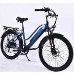 36V City Commuter Electric Bike , 7Speed Rustless Electric Bike City Cruiser