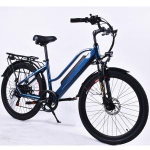 Quality 36V City Commuter Electric Bike , 7Speed Rustless Electric Bike City Cruiser wholesale