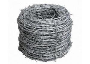 Quality 1.8mm Diameter Military Barbed Fencing Wire Rust Resistant wholesale