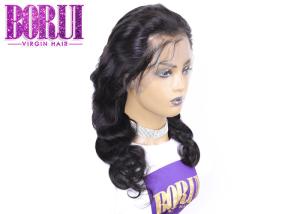 Quality 10A Brazilian Human Hair Wig , Pre Plucked Body Wave Wig In HD Lace Dyed wholesale