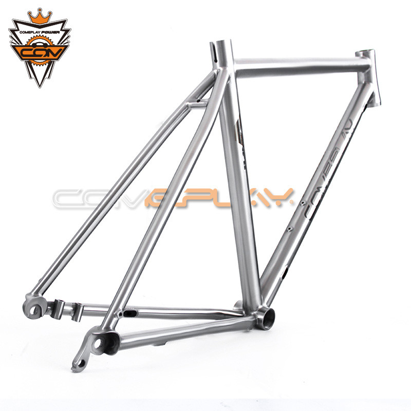 Ti3AL2.5V Titanium Road Bike Frame Gravel Bike Frameset Tapered Headset