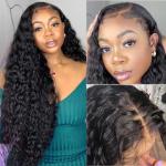 Unprocessed Brazilian Human Hair Full Lace Wig OEM Vendors Water Wave