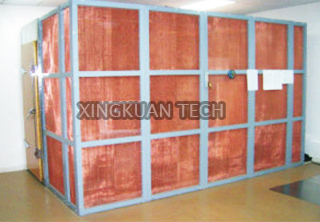 Red Copper Wire Mesh Screen For RFI Shielding , Faraday Cages And Others