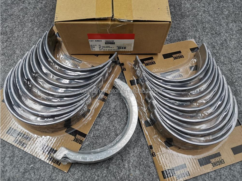 Bison OE NO. 5406110 3800298 Diesel Main Bearing kit for Cummins Engine Qsx15 Isx15 X15 bushes Set