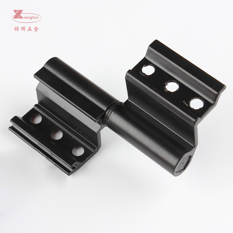 91g Weight Black Aluminium Door Hinge Aluminium Alloy Pivot Hinge Sample