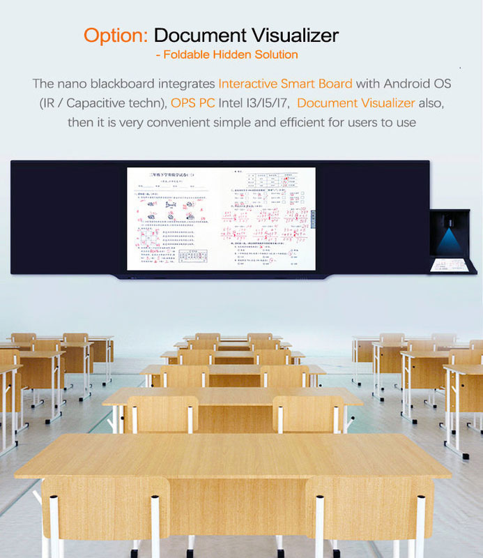 Customized 75 Inch Small Smart Digital Blackboard Magnetic Electronic Blackboard 1