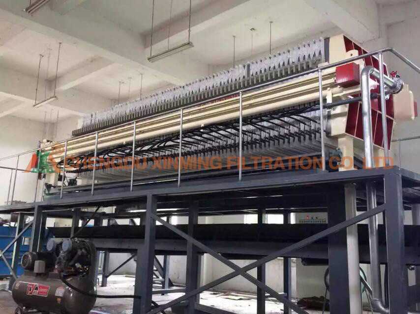 Full Stainless Steel Filter Press For Sludge Dewatering Simple Structure