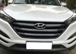 Hyundai New Tucson 2016 2017 Front Grille Molding Cover 3D Carbon Fiber / Chrome
