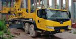 50 Ton Used Truck Crane XCMG QY50KA 40L Oil Consumption Per 100km