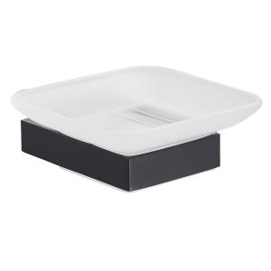 Quality Stainless Steel Soap Dish Holders Glass Wall Mounted Bathroom Accessories wholesale