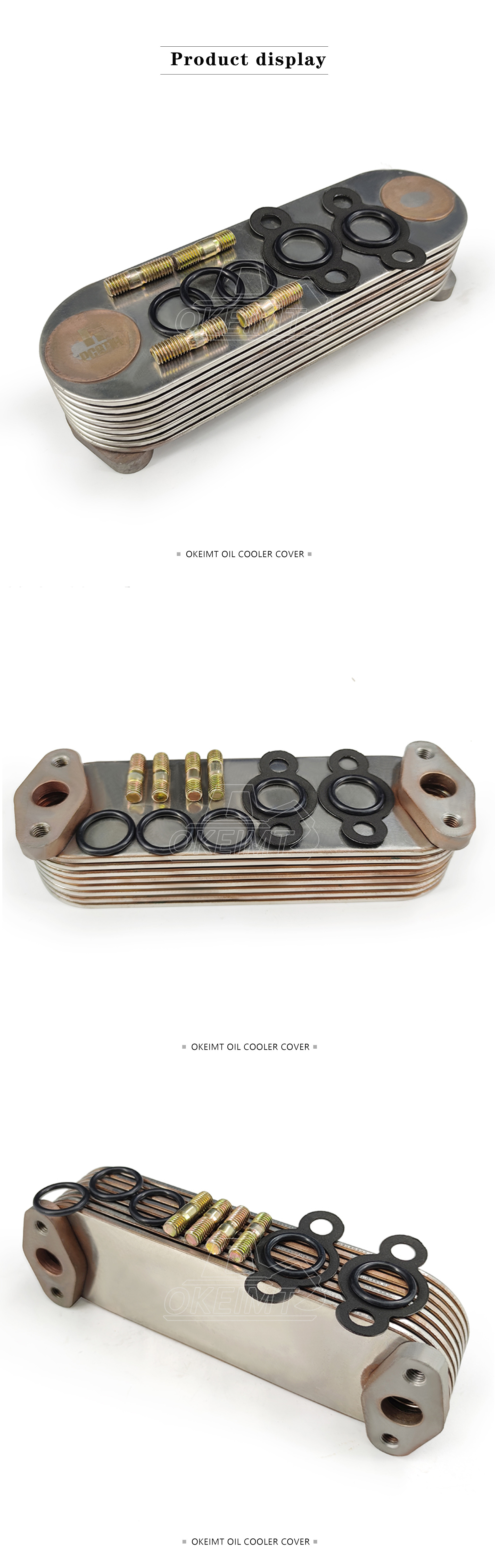 J08E S1571-21960 Engine Oil Cooler Core for Hino and Kobelco SK330-8 SK350-8 SK370-8