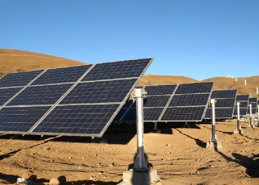 Slew Drive Solar Panel Tracking System 1 Axis Solar Tracker